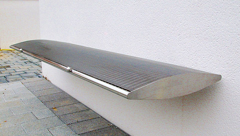 Cantilever Arc Bench - 2m